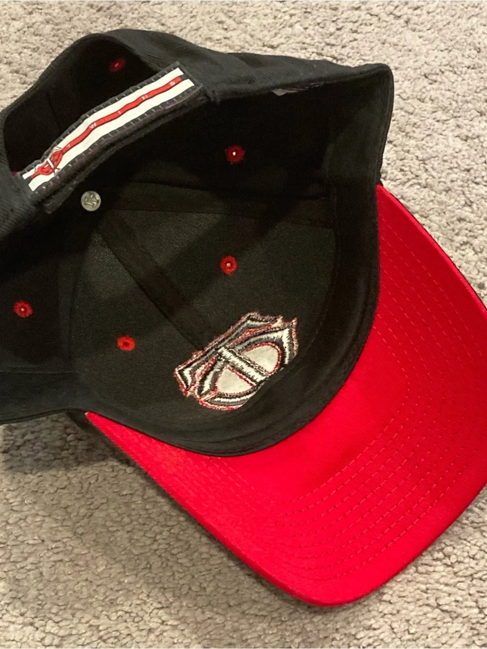 Minnesota Twins TC Baseball Hat Black MLB One Size Adjustable Cap MN Sports Team